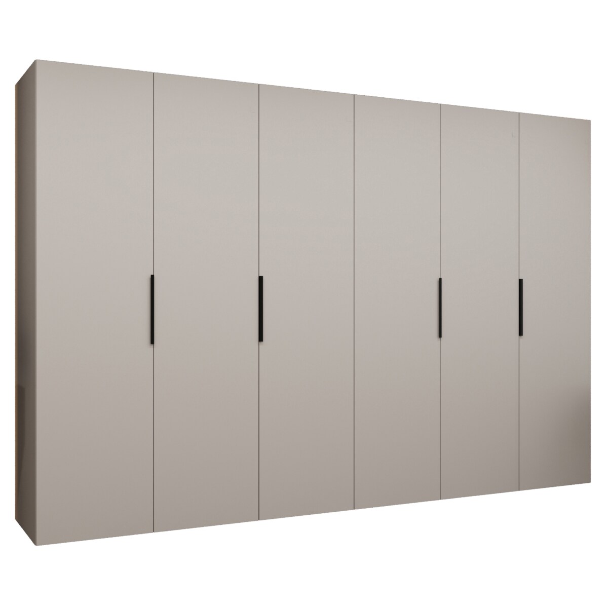 Szafa uchylna otwierana MARBELLA 1 300 wys. 202 cm Kaszmir + u. Czarny