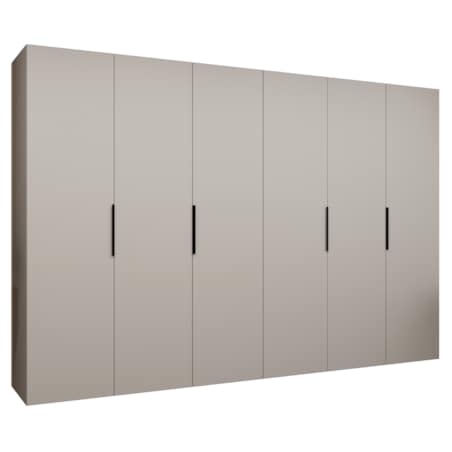 Szafa uchylna otwierana MARBELLA 1 300 wys. 202 cm Kaszmir + u. Czarny