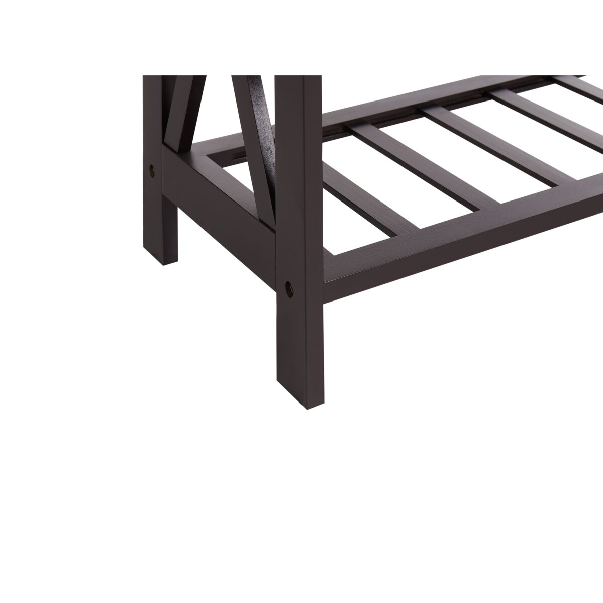 Stojak na wino ROTHESAY 90 cm Ciemnobrązowy