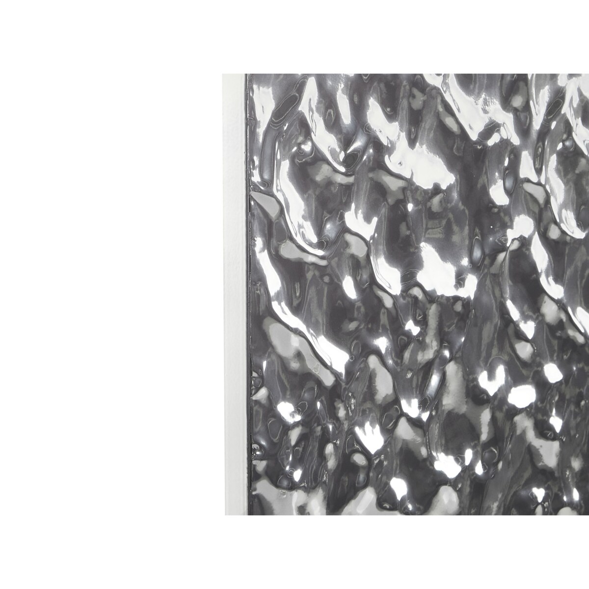 Dekoracja ścienna COIMBRA Metal Srebrny 79 cm