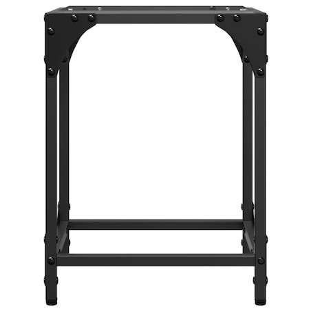 vidaXL Stolik kawowy z przezroczystym, szklanym blatem, 30x30x40 cm