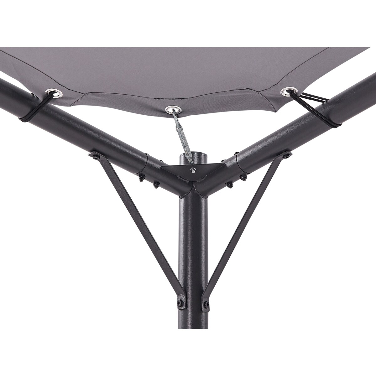 Pawilon ogrdowy 300 x 300 cm szary AVENTINE