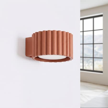 Kinkiet AURA ochra czerwona Gx53