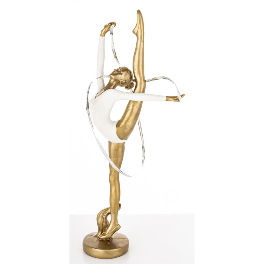 Dekoracja - gimnastyczka 20,5x14x7 cm GINNASTA z taśmą do ćwiczeń