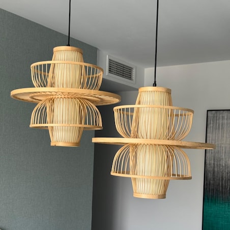 Lampa wisząca Light Prestige Astra drewno 1 x E27 1 szt.