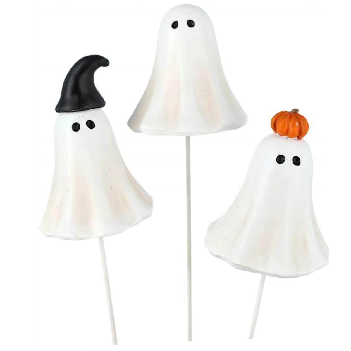 DEKORACJA OZDOBA DO DONICZKI KWIATÓW DUSZKI DUCHY 3szt JESIENNA HALLOWEEN