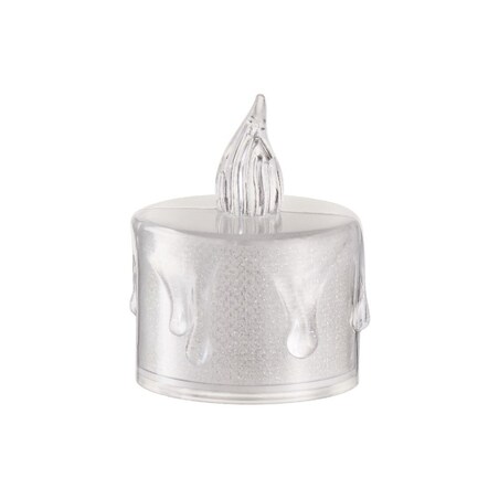 VILLA ITALIA Lampion porcelanowy na tealight z wkładem LED 7,5 cm LAWENDA