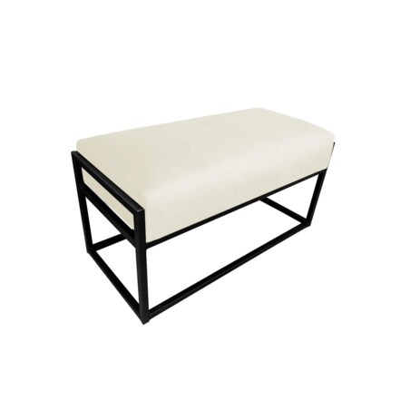 Ławka LILU MG VELVET ecru