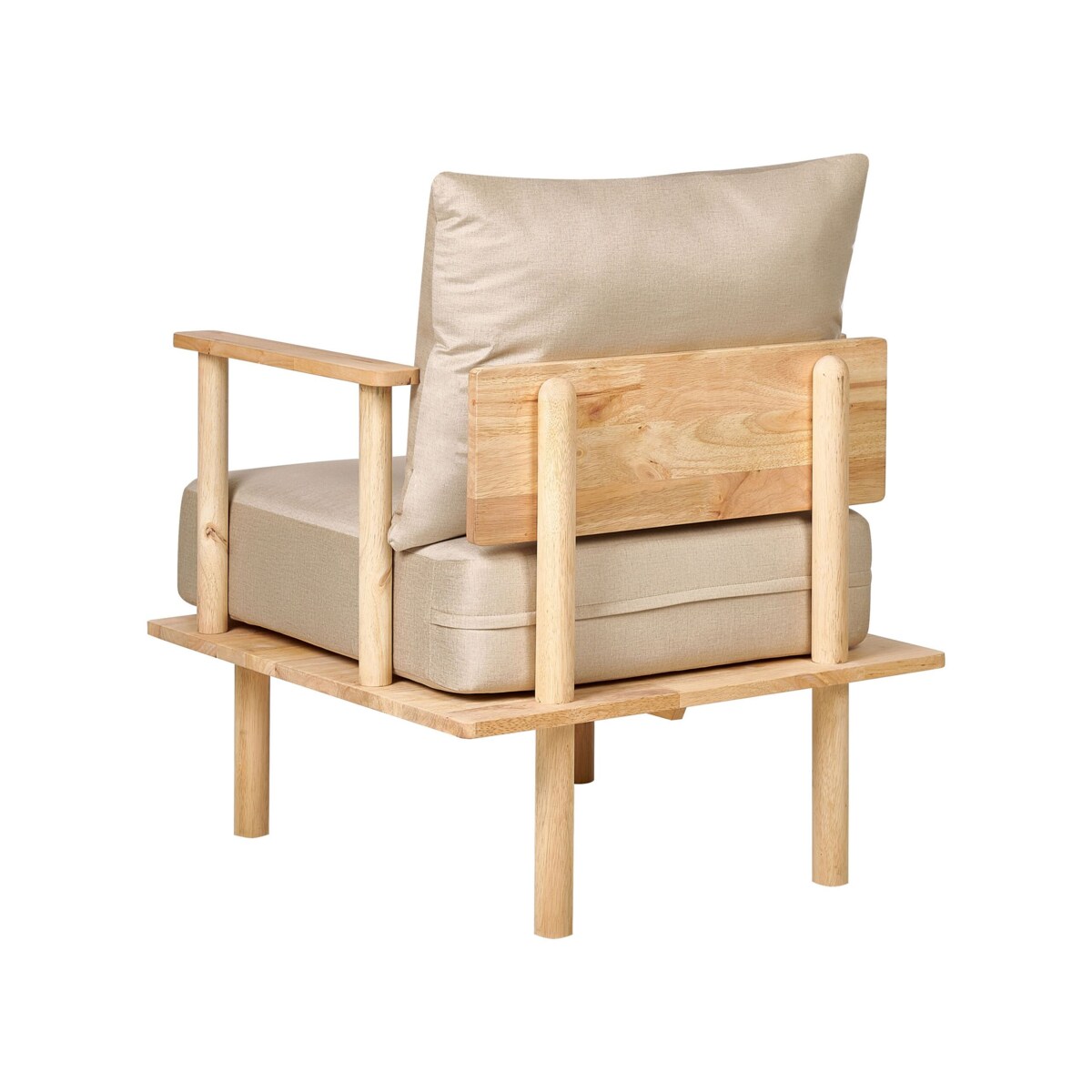 Komplet wypoczynkowy 3-osobowy beżowy ASKER