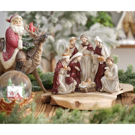 VILLA ITALIA Szklana kula świąteczna z pozytywką wysokość 14 cm HOLY TIME