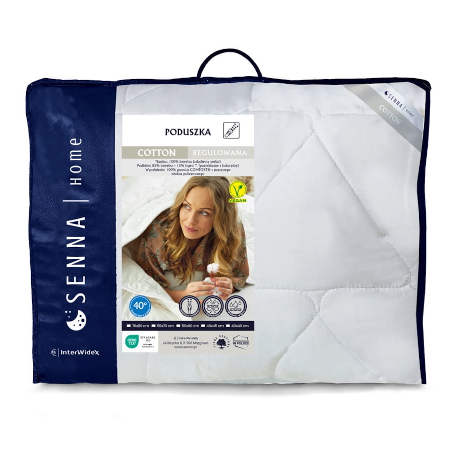Poduszka regulowana 70x80 COTTON Senna Home