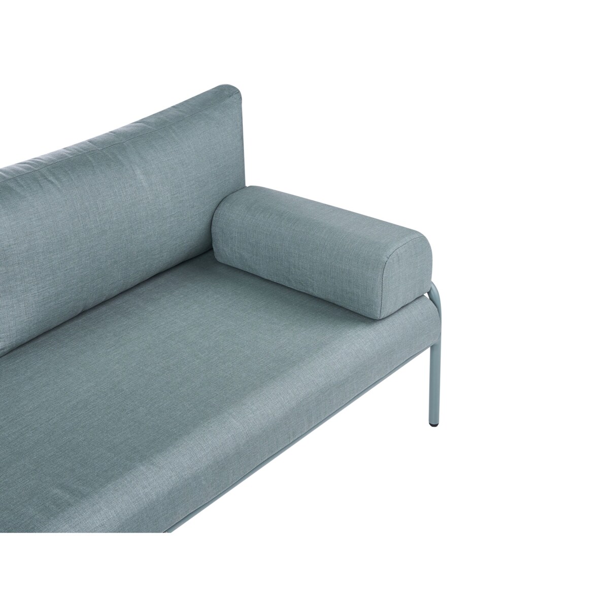 Sofa ogrodowa dla 2 osób SOLOFRA Metal Miętowy