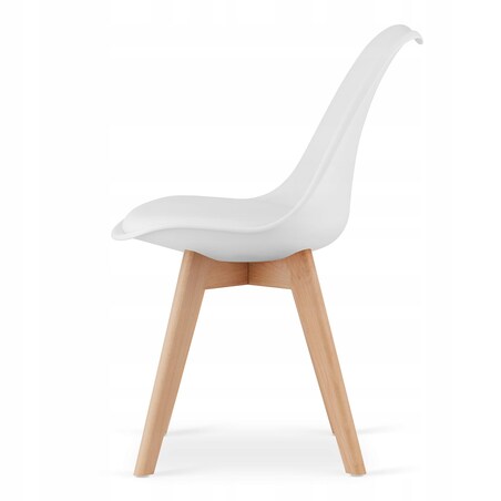 Zestaw Stół Do Jadalni Kuchni Salonu Biura Prostokątny 120X80 Dąb Sonoma + 4 Krzesła Mark Białe