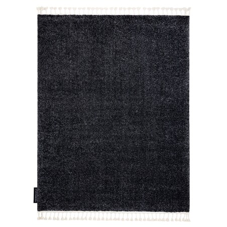 Dywan BERBER 9000 szary Frędzle berberyjski 200x290 cm