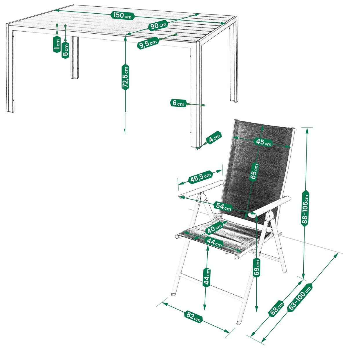 Zestaw Mebli Ogrodowych 6 X Fotel I Stolik Do Ogrodu Na Taras Ogrodowe