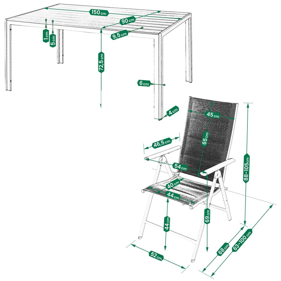 Zestaw Mebli Ogrodowych 6 X Fotel I Stolik Do Ogrodu Na Taras Ogrodowe