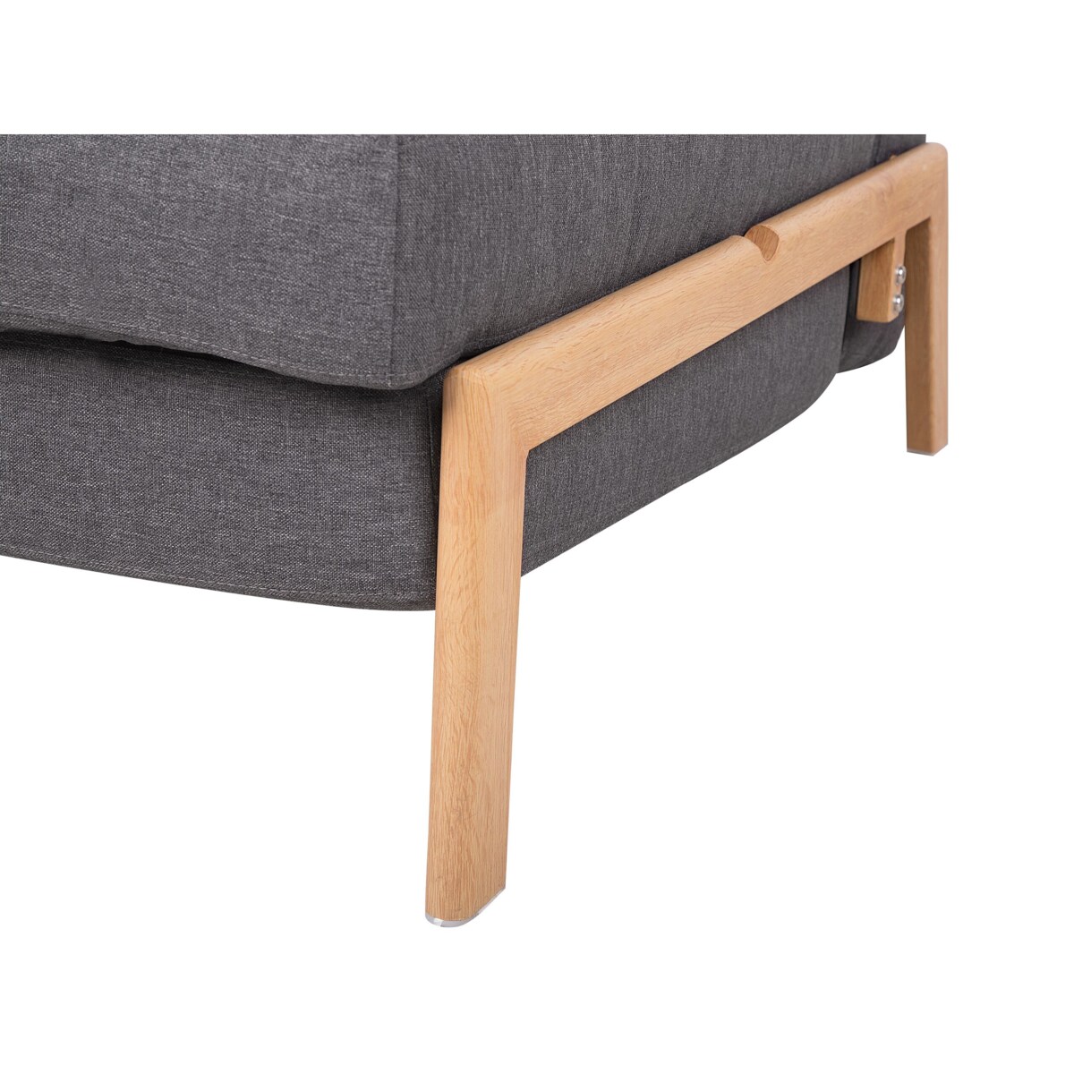 Sofa rozkładana ciemnoszara EDLAND