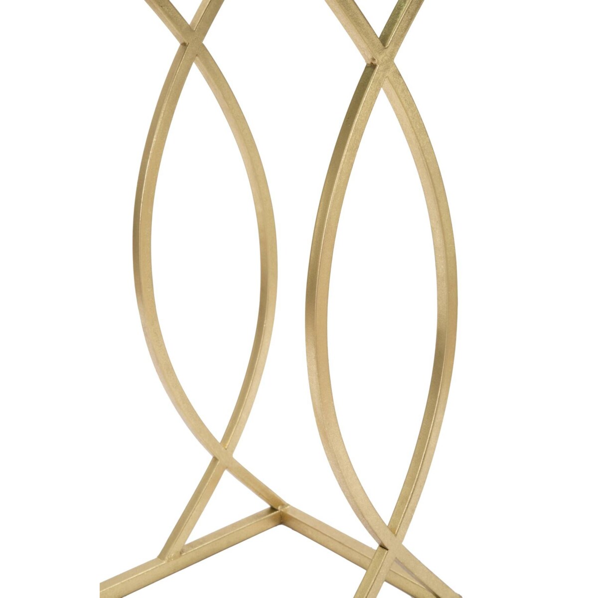 Stolik pomocniczy w stylu glamour, wys. 60 cm