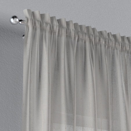 Zasłona na kanale z grzywką 1 szt. 130x245 beżowy