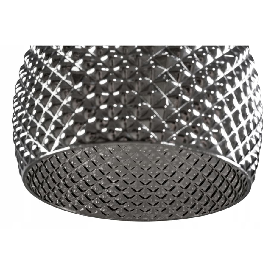 Lampa Wisząca Vintage Retro Black Szkło Drewno E27