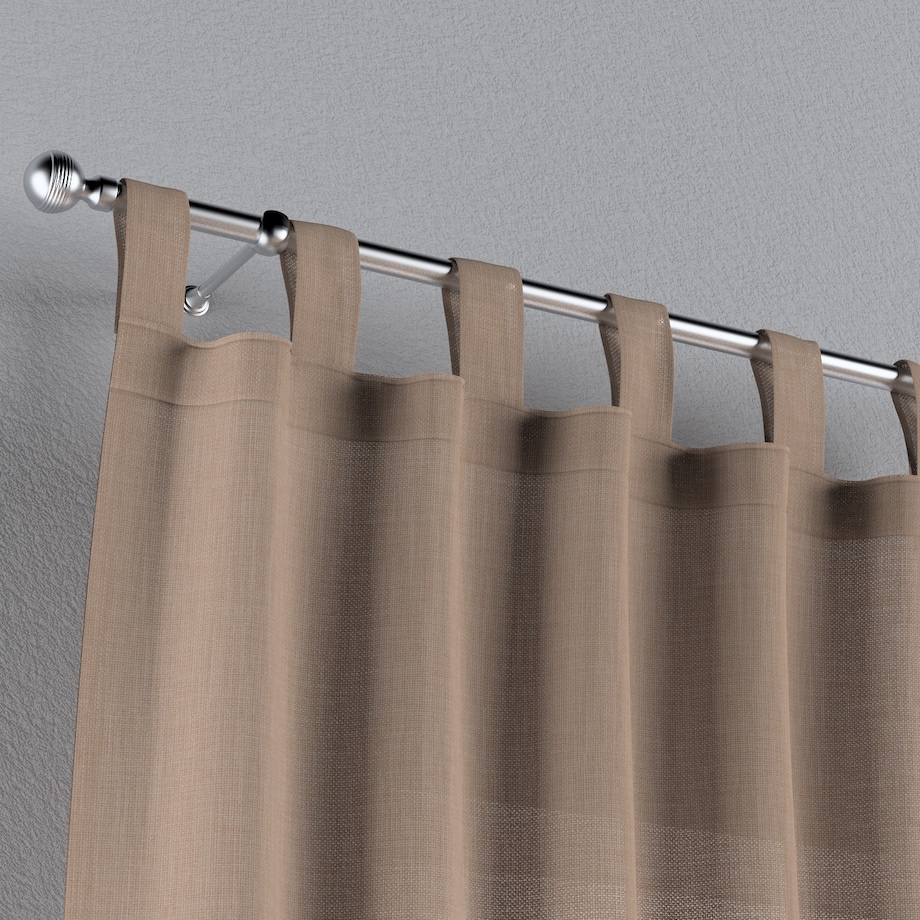 Zasłona na szelkach 1 szt. 130x245 herbaciany