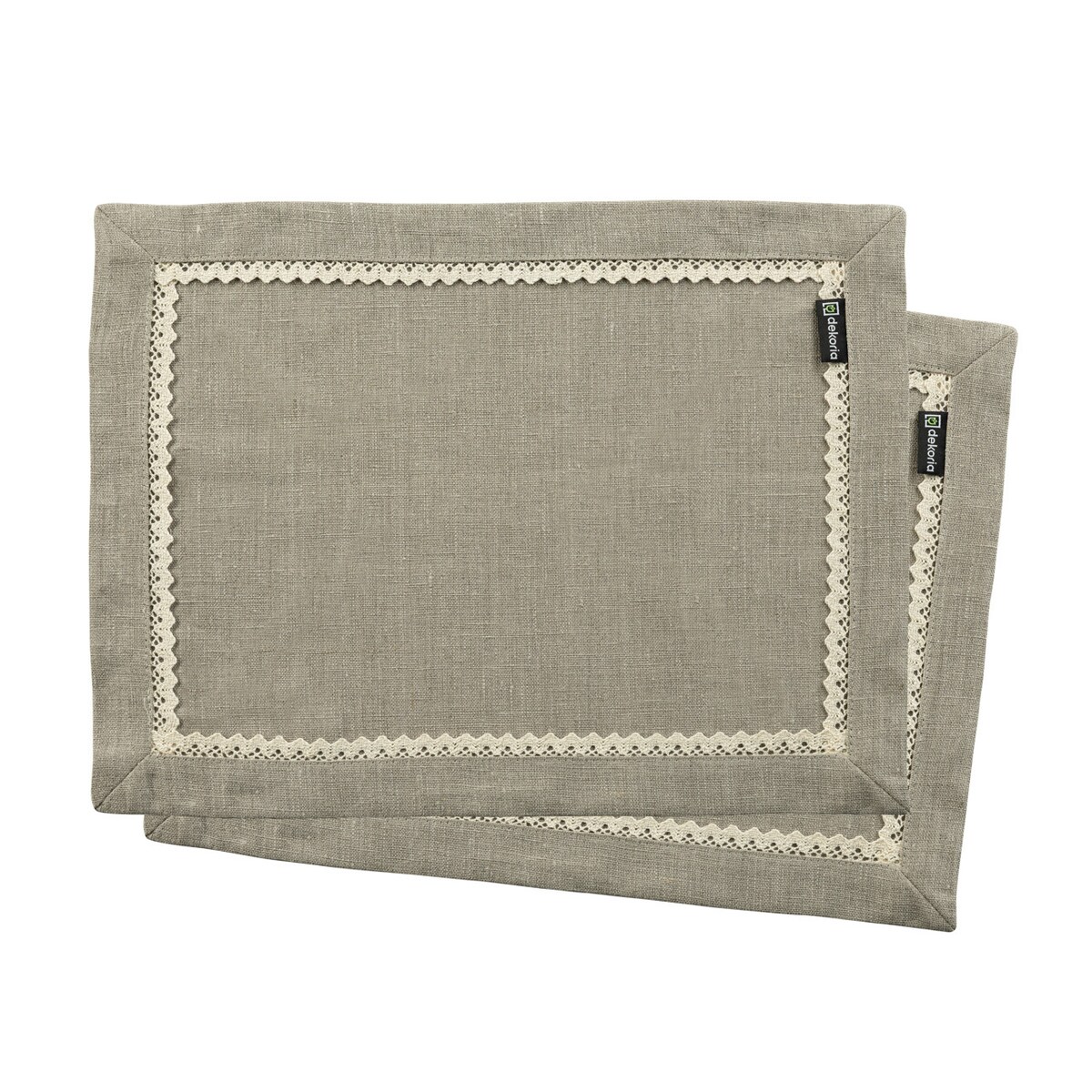 Podkładka z koronką 30x40 cm 2 szt. 30x40 lniany