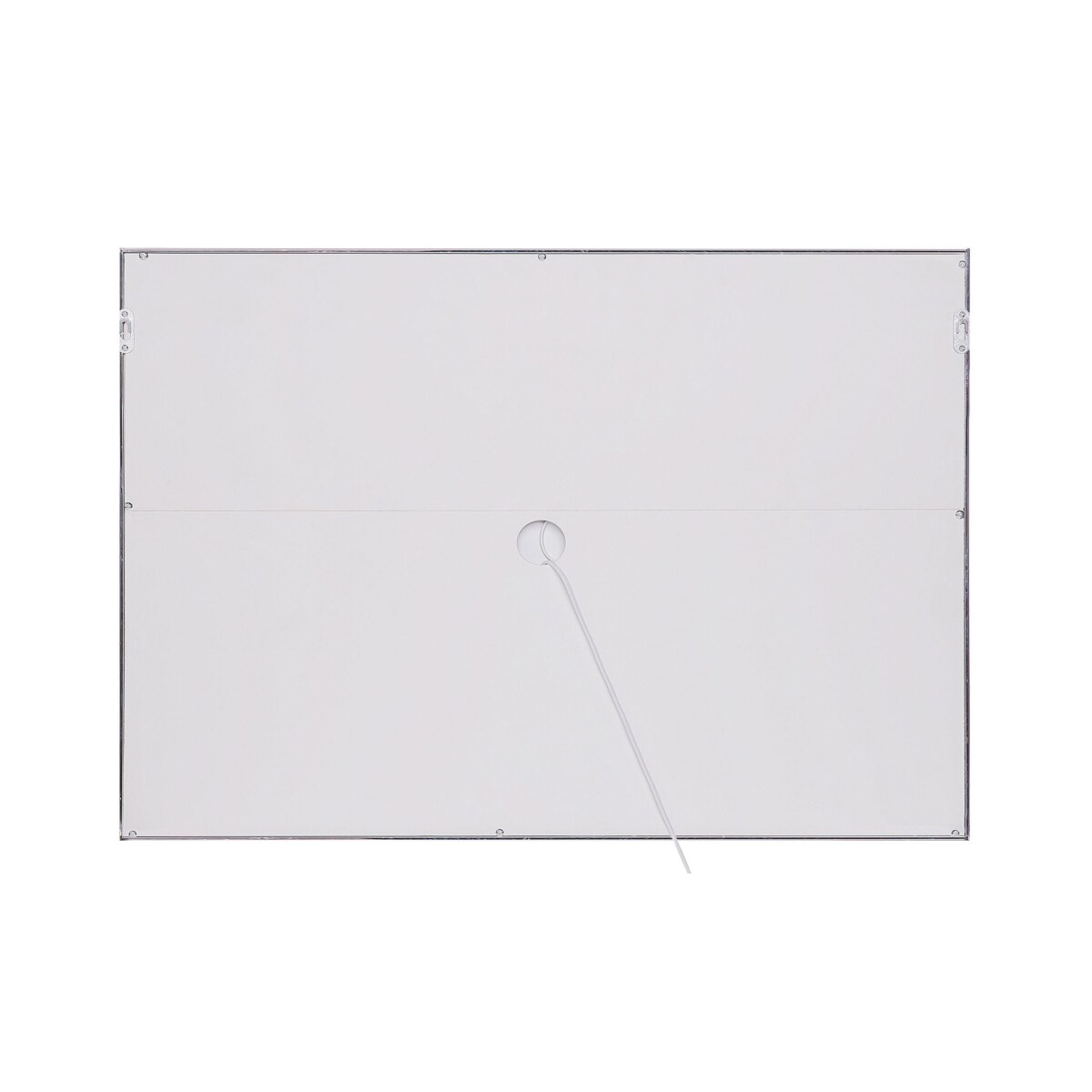 Lustro ścienne LED 60 x 80 cm srebrne ARGENS