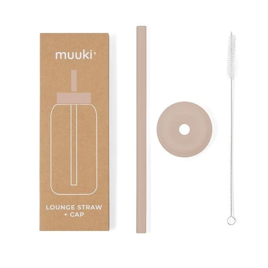 MUUKI słomka do butelki 720 ml, Desert Rose