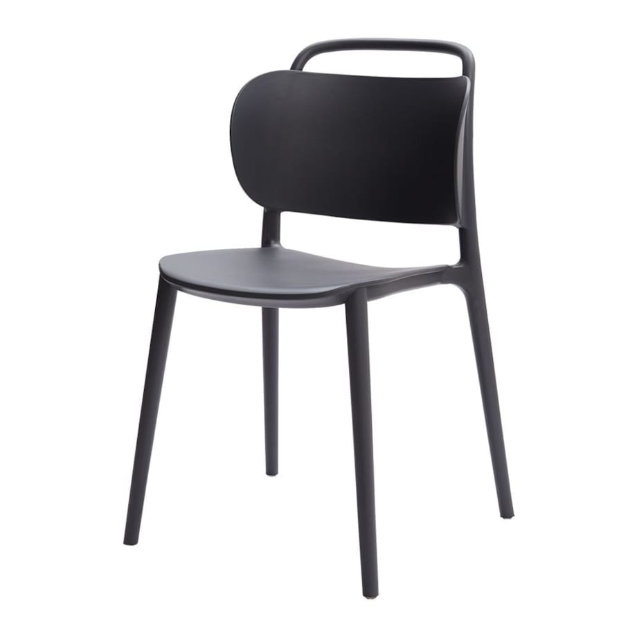 Krzesło nowoczesne MARIE 358-APP na werandę czarne