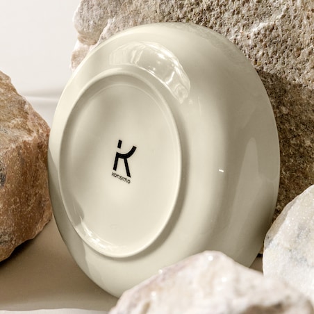 KONSIMO VICTO Zestaw talerzy głębokich dla 6 osób (6 elementów) beżowy