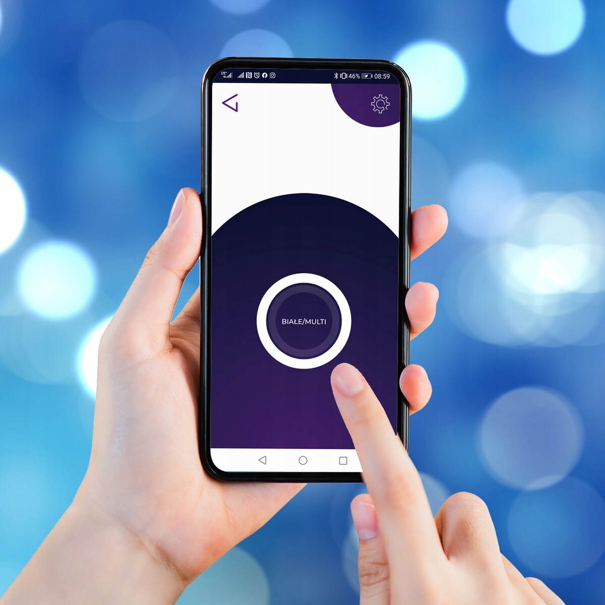 Inteligentne Lampki Led 200 Diod Białe - Sterowanie Aplikacją Na Telefonie