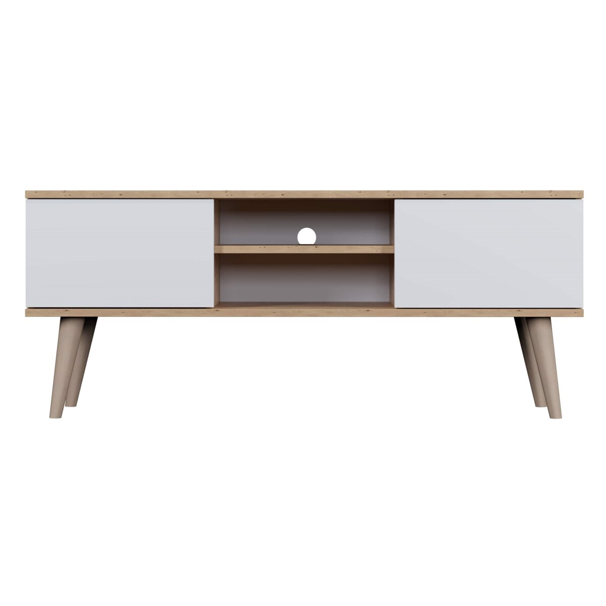 Szafka RTV Toronto 120 dąb artisan & biały