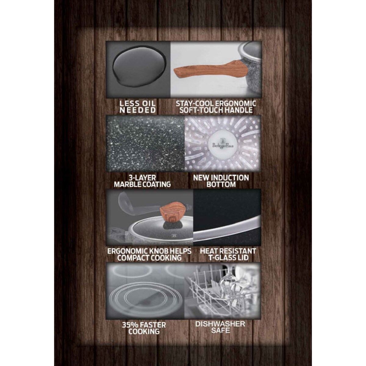 Patelnia grillowa BERLINGER HAUS Forest Line 28cm