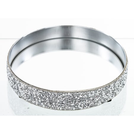 Taca dekoracyjna okrągła metalowa 23x13x2 cm VASSOIO