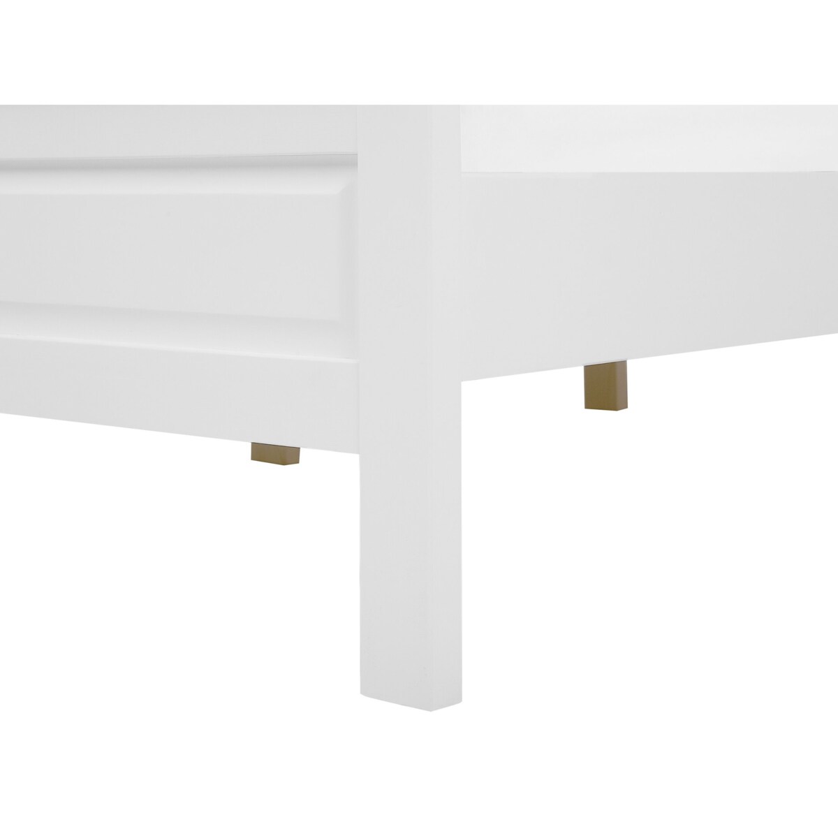 Łóżko drewniane 180 x 200 cm białe OLIVET