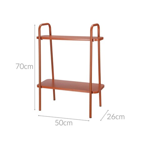 Stojak na rośliny metalowy, narożny, 70 cm