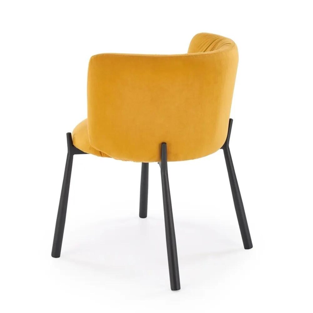 Krzesło tapicerowane K531 VELVET musztardowe