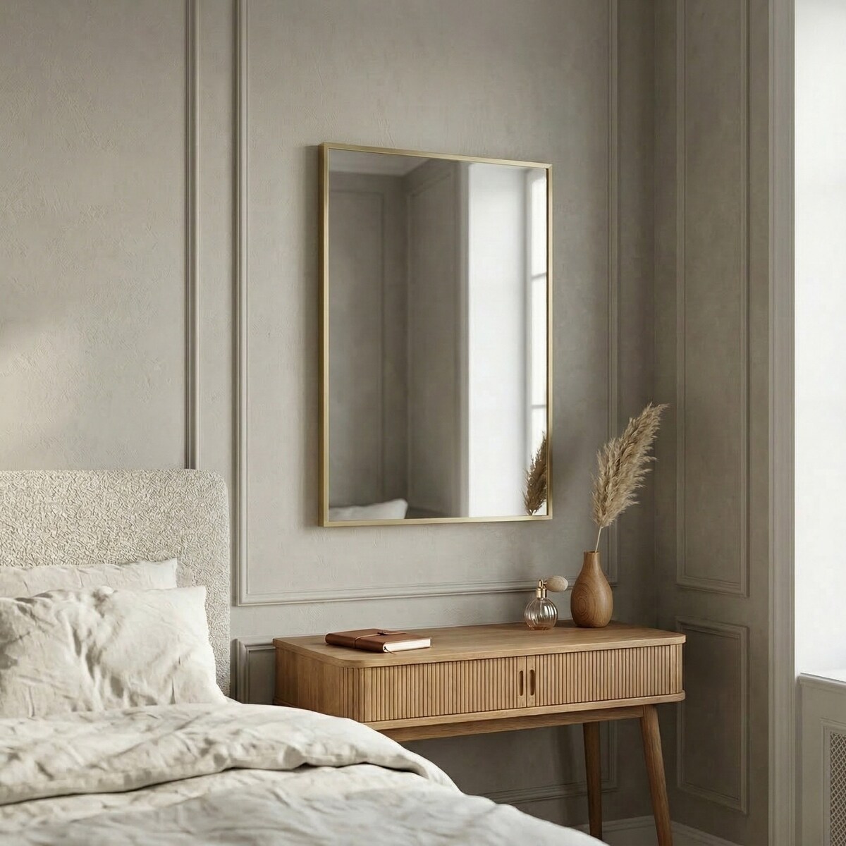 Dekoracyjne lustro wiszące VINKEL, 70 x 50 cm