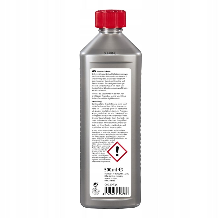 XAVAX Odkamieniacz do ekspresu / uniwersalny 500ml