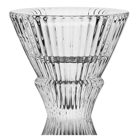 Szklany świecznik Lumella - Przezroczysty, 12 cm