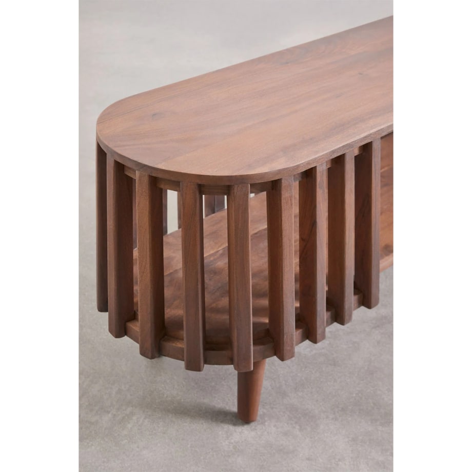 Szafka RTV z drewna akacjowego Dragor 180 cm