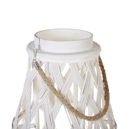 Lampion TONGA Bambus 56 cm Biały