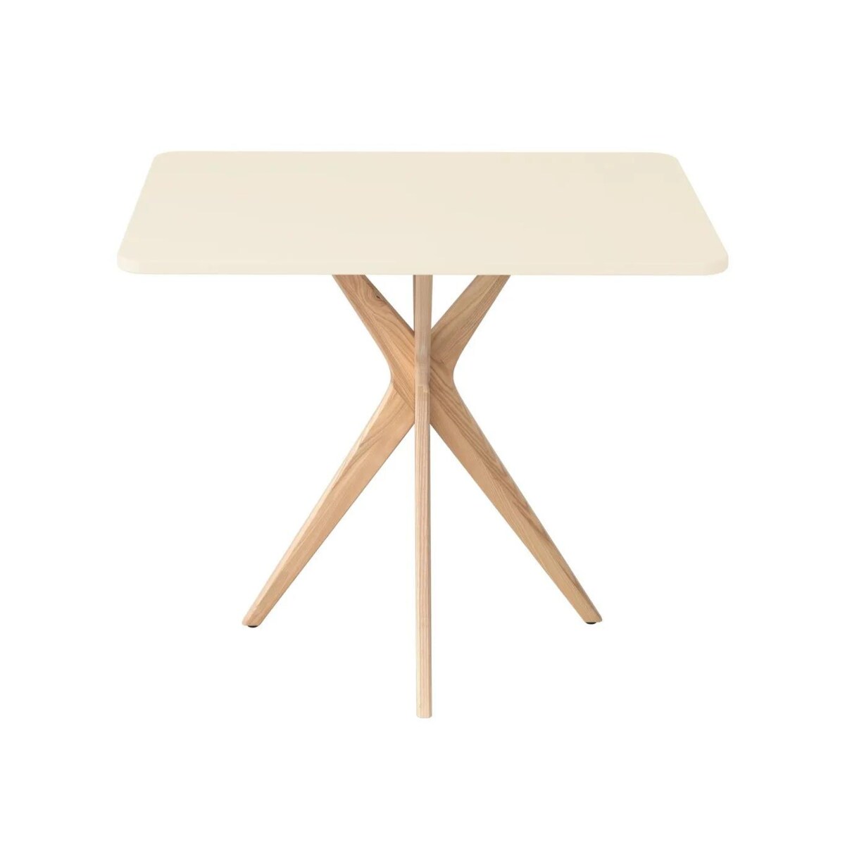 Stół CUTTI 55x80 kremowy/jesion