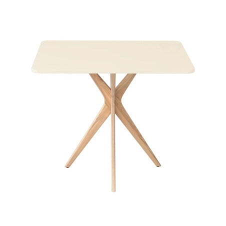 Stół CUTTI 55x80 kremowy/jesion
