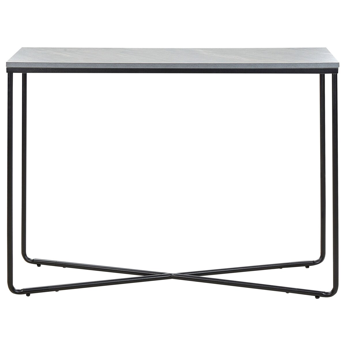 Konsola efekt betonu z czarnym LAKOTA