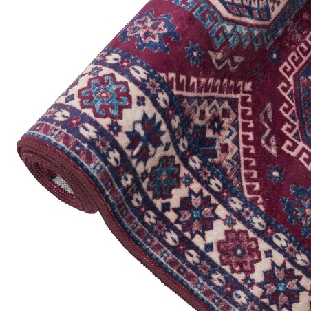 Dywan Klasyczny Sereno 80x300 cm Velvet Bordowy