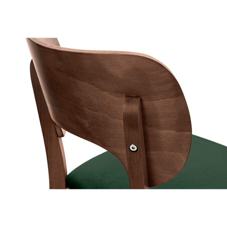 KONSIMO LYCO loftowe krzesło ciemnozielone
