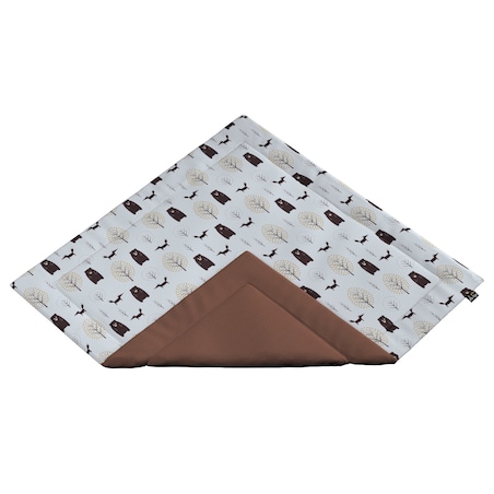 Mata do tipi, ecru-brązowy, 110x110, Magic Collection