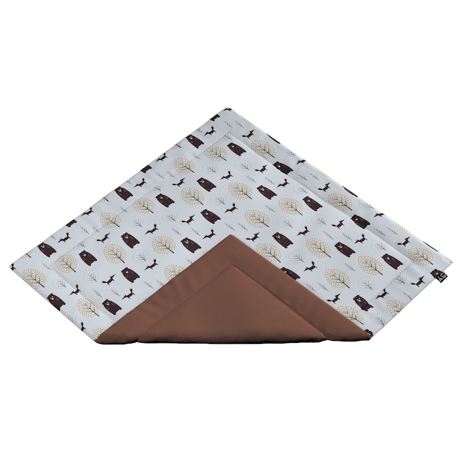 Mata do tipi, ecru-brązowy, 110x110, Magic Collection