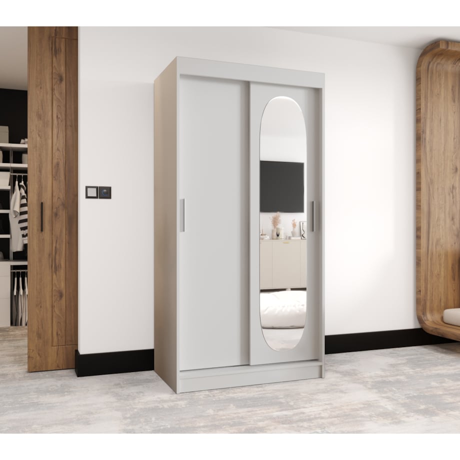 Szafa przesuwna ROYAL 100 biały